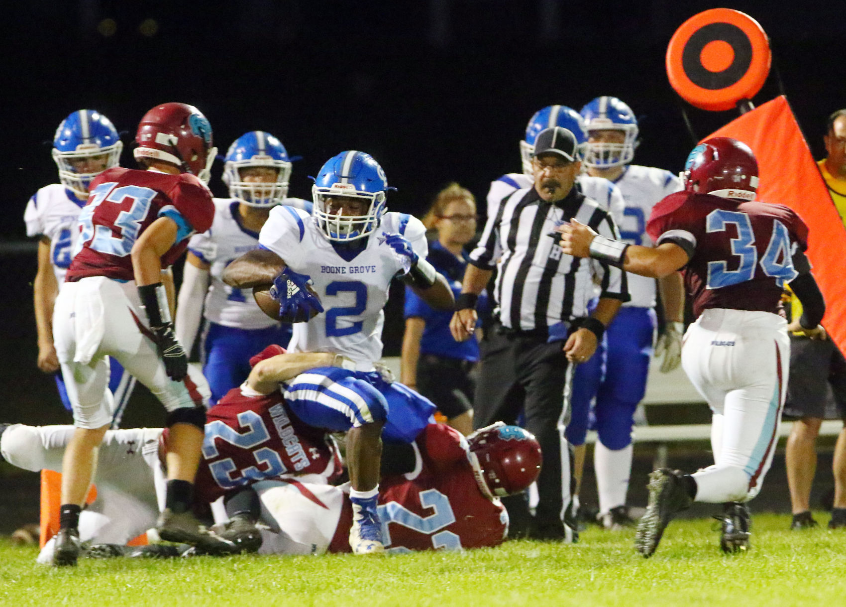 Boone Grove at Hanover Central football